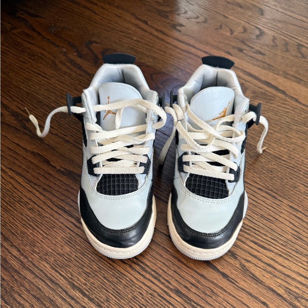 Jordan Kids Black and White Sneakers